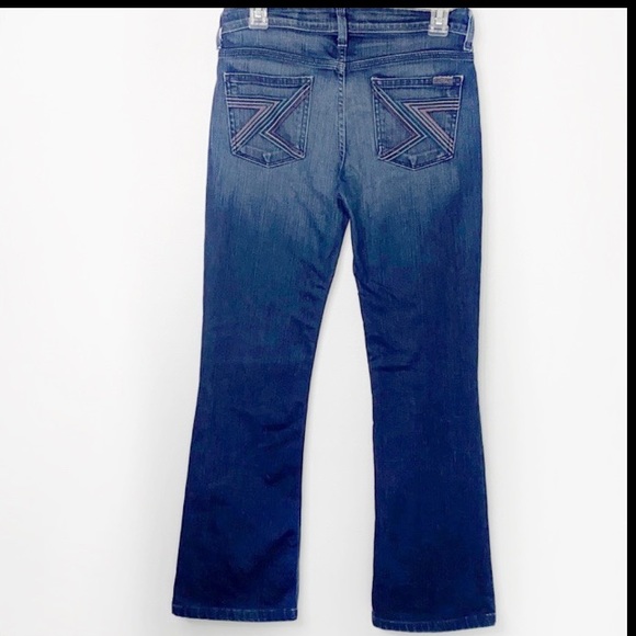 7 For All Mankind Flynt Dark wash Bootcut Jeans 26 - Picture 12 of 14